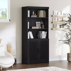 PexFix Bibliothèque en bois avec étagères réglables 72x31x16