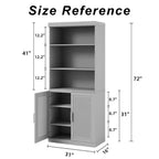 PexFix Bibliothèque en bois avec étagères réglables 72x31x16
