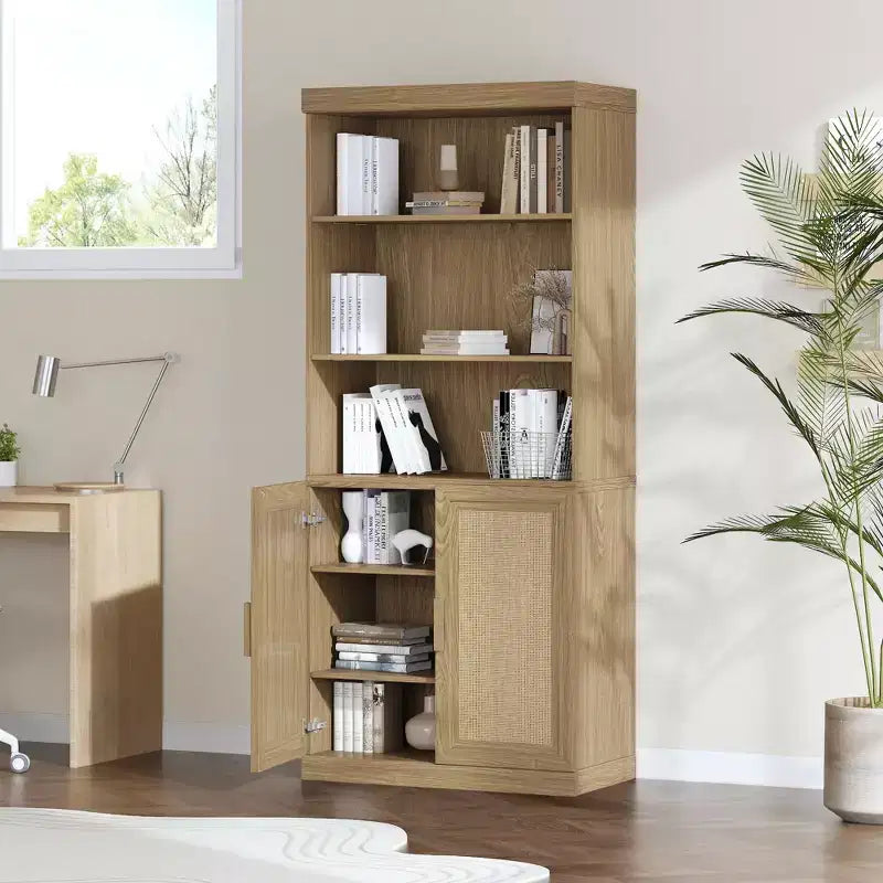 PexFix Bibliothèque en bois avec étagères réglables 72x31x16