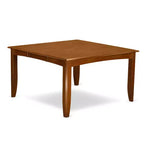 HomeStock Ensemble de 9 pièces Table et chaises de cuisine Marron selle Style traditionnel