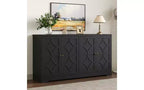 Heynemo Sideboard Buffet with Storage Cabinet, 56'' Modern Sideboard with 4 Doors and Adjustable Shelves, Accent Cabinet Coffee Bar Cabinet