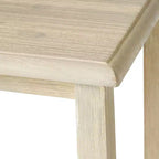 Table d'appoint contemporaine GDFStudio Declan en bois d'hévéa avec tiroir