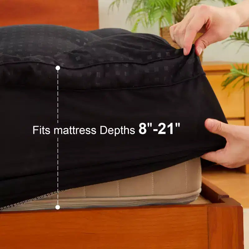 Surmatelas Belffin Pillow Top, protège-matelas avec poche profonde de 8 à 21 pouces