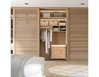 Seville Classics Natural Water Hyacinth Modern Rectangle Laundry Room Hamper