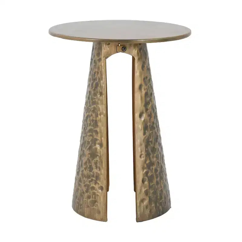 Christopher Knight Home Dorothea Table d'appoint en métal de style rétro faite à la main