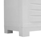 Sunnydaze Armoire de rangement polyvalente en plastique avec étagère réglable - 25.5