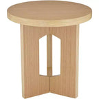 Studio 55D Lutebrand 19 Wide Light Wood Side Table