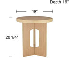 Table d'appoint en bois clair Studio 55D Lutebrand 19