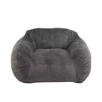 Pouf poire d'intérieur moderne et polyvalent en fausse fourrure avec dossier Christopher Knight Home Maeve