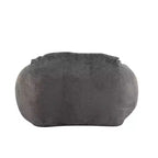 Pouf poire d'intérieur moderne et polyvalent en fausse fourrure avec dossier Christopher Knight Home Maeve