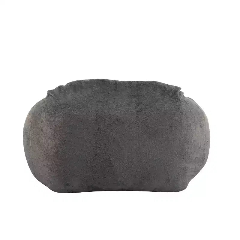 Pouf poire d'intérieur moderne et polyvalent en fausse fourrure avec dossier Christopher Knight Home Maeve