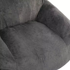 Pouf poire d'intérieur moderne et polyvalent en fausse fourrure avec dossier Christopher Knight Home Maeve