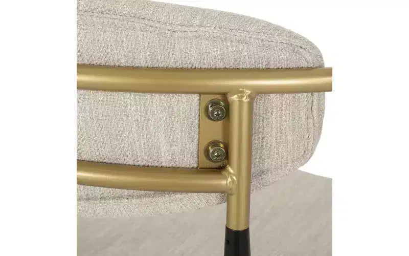 Lot de 2 tabourets de bar/comptoir, chaises de salle à manger, tabourets de pub/cuisine, fauteuils avec pieds en fer - ModernLuxe