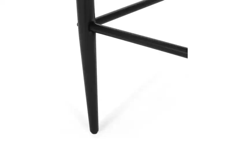 Lot de 2 tabourets de bar/comptoir, chaises de salle à manger, tabourets de pub/cuisine, fauteuils avec pieds en fer - ModernLuxe