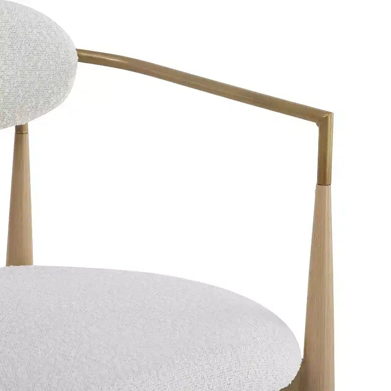 Lot de 2 tabourets de bar/comptoir, chaises de salle à manger, tabourets de pub/cuisine, fauteuils avec pieds en fer - ModernLuxe
