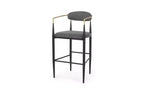 Lot de 2 tabourets de bar/comptoir, chaises de salle à manger, tabourets de pub/cuisine, fauteuils avec pieds en fer - ModernLuxe