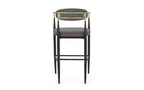 Lot de 2 tabourets de bar/comptoir, chaises de salle à manger, tabourets de pub/cuisine, fauteuils avec pieds en fer - ModernLuxe