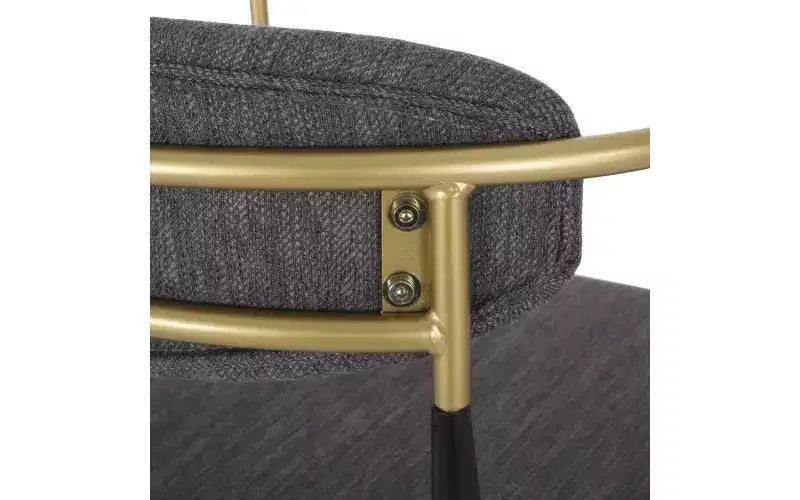Lot de 2 tabourets de bar/comptoir, chaises de salle à manger, tabourets de pub/cuisine, fauteuils avec pieds en fer - ModernLuxe