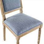 Christopher Knight Home Carina Chaise de salle à manger capitonnée en bois d'hévéa de style campagnard français (Lot de 2)