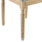Christopher Knight Home Carina Chaise de salle à manger capitonnée en bois d'hévéa de style campagnard français (Lot de 2)