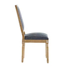 Christopher Knight Home Carina Chaise de salle à manger capitonnée en bois d'hévéa de style campagnard français (Lot de 2)