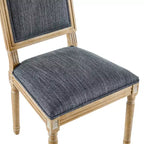 Christopher Knight Home Carina Chaise de salle à manger capitonnée en bois d'hévéa de style campagnard français (Lot de 2)