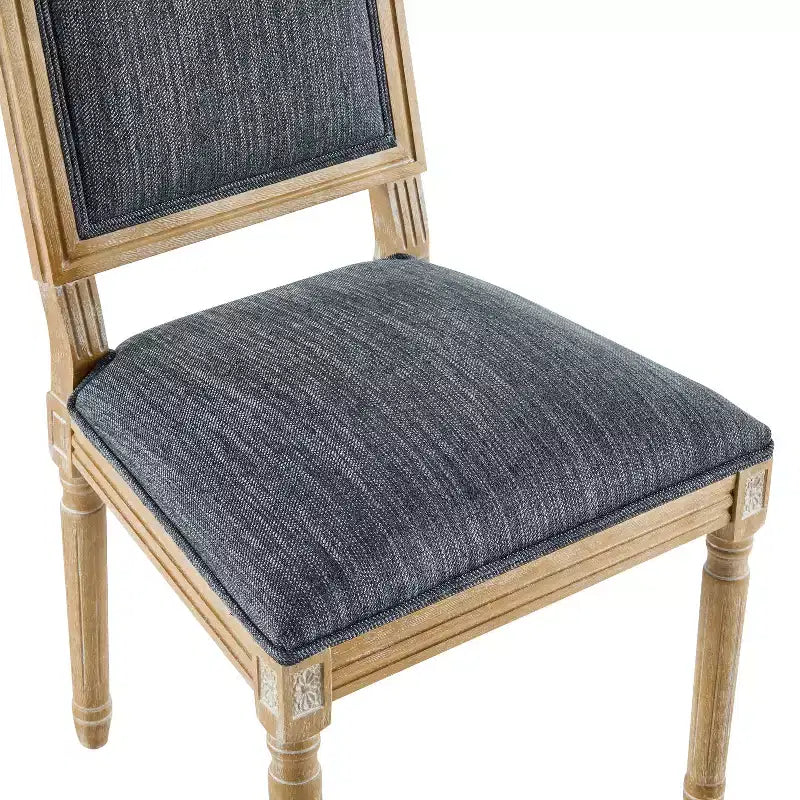 Christopher Knight Home Carina Chaise de salle à manger capitonnée en bois d'hévéa de style campagnard français (Lot de 2)