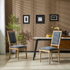 Christopher Knight Home Carina French Country Rubberwood Upholstered Dining Chair (Set of 2)