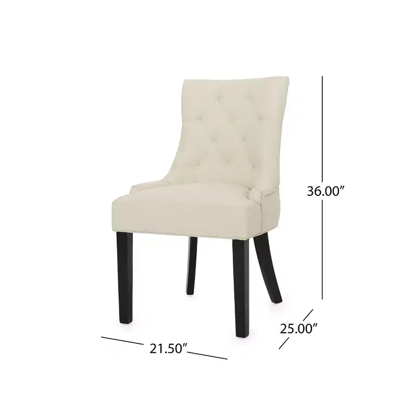 Chaises de salle à manger capitonnées contemporaines Christopher Knight Home Cheney (Lot de 4)