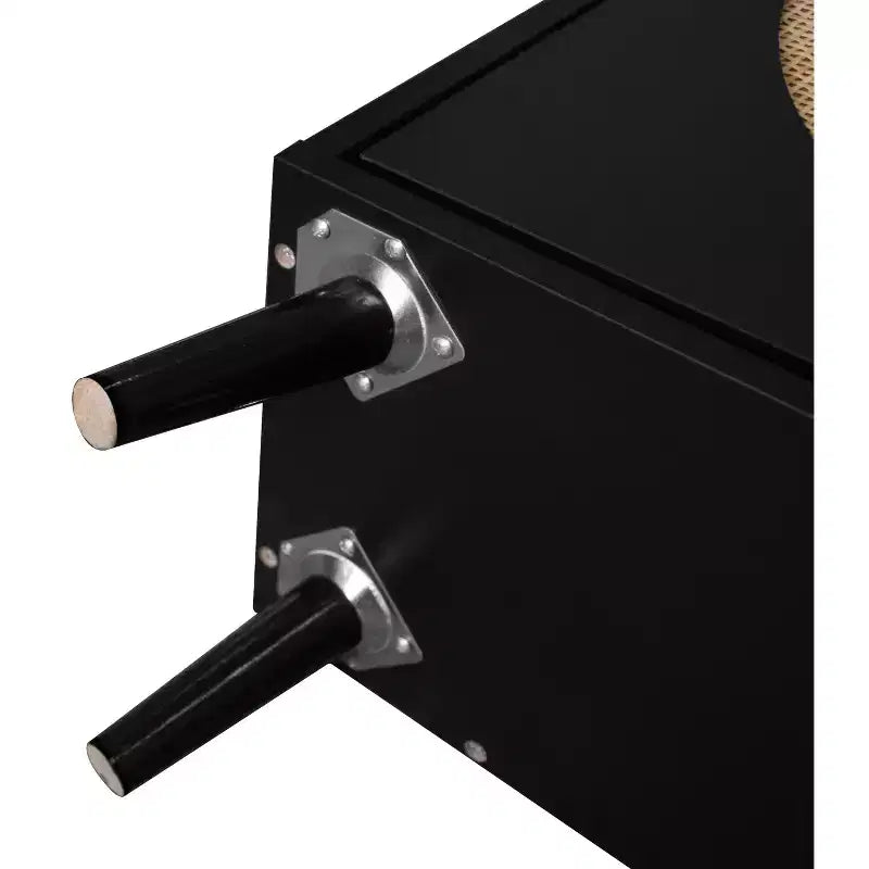 Meuble à chaussures moderne avec détails en rotin, cadre en MDF, pieds en bois de pin et 1 tiroir + 2 tiroirs basculants, unité de rangement multi-étagères - ModernLuxe