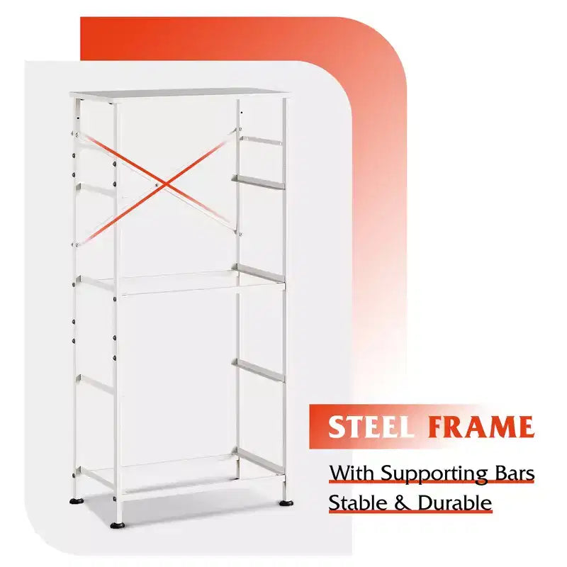 DEXYLLO Commode 4 tiroirs en tissu, tour de rangement pour chambre, couloir, entrée, placards avec cadre en acier, dessus en bois, poignée facile à tirer