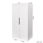 CLIHOME Armoire de rangement de cuisine, Meuble de buffet autoportant