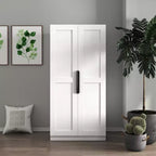 CLIHOME Armoire de rangement de cuisine, Meuble de buffet autoportant