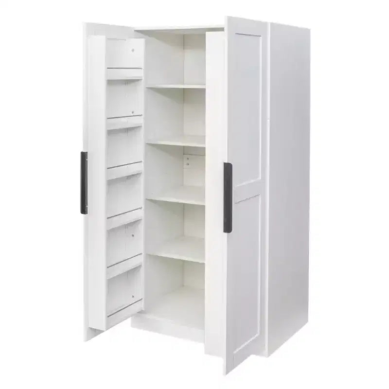 CLIHOME Armoire de rangement de cuisine, Meuble de buffet autoportant