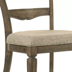 Christopher Knight Home Jimmy Ensemble de salle à manger rond 5 pièces vintage 47 en bois avec 4 chaises rembourrées