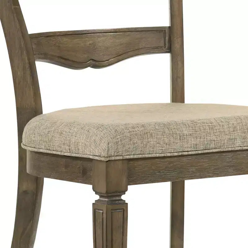 Christopher Knight Home Jimmy Ensemble de salle à manger rond 5 pièces vintage 47 en bois avec 4 chaises rembourrées
