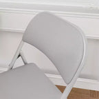 Lot de 4 chaises pliantes Whizmax avec coussin rembourré et dossier, chaises en métal avec coussin confortable pour la maison et le bureau, pour événements intérieurs et extérieurs