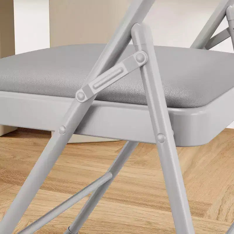 Lot de 4 chaises pliantes Whizmax avec coussin rembourré et dossier, chaises en métal avec coussin confortable pour la maison et le bureau, pour événements intérieurs et extérieurs