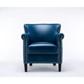 Okak Fine Accent Chair with Comfy Back Upholstery Cushion Club Chair Armchair Single Sofa for Living Room Waiting Room Reading Spaces, Navy Blue