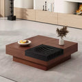 Christopher Knight Home Elaris Mid-Century Modern Acacia Wood Coffee Table with Storage