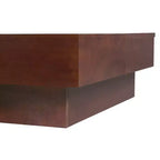 Table basse en bois d'acacia Christopher Knight Home Elaris, style moderne du milieu du siècle, avec rangement