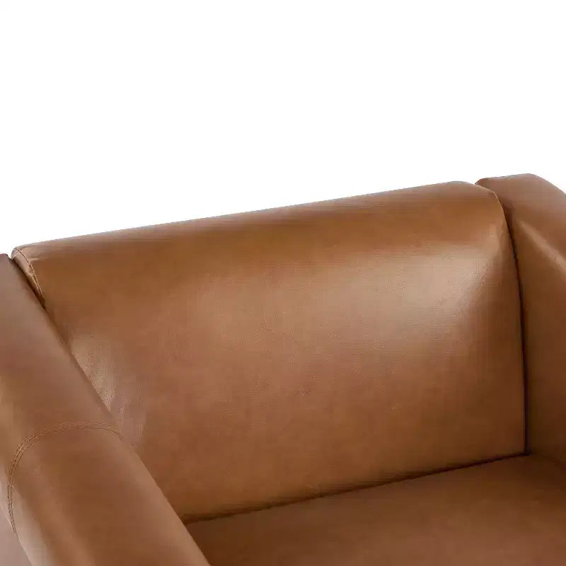 Okak 34 Fauteuil moderne avec revêtement confortable, coussins profonds, bois massif, fauteuil du milieu du siècle pour salon, chambre à coucher, salle d'attente