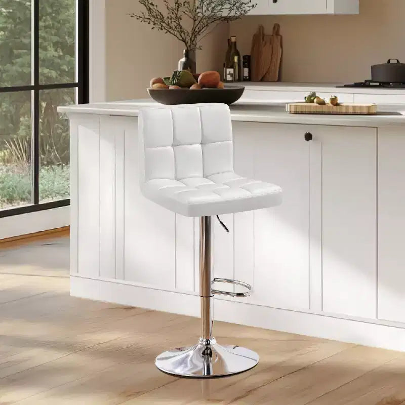 Tabouret de bar pivotant moderne Yaheetech à hauteur réglable