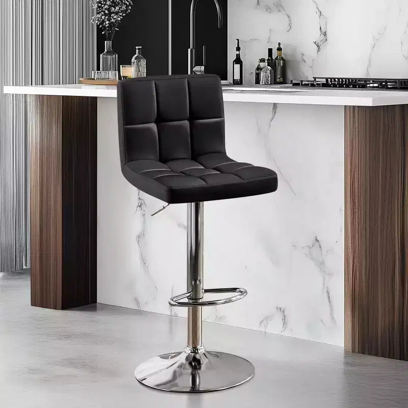 Tabouret de bar pivotant moderne Yaheetech à hauteur réglable