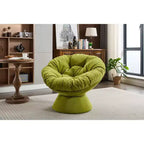 Fauteuils d'appoint Okak pour chambre à coucher, fauteuil pivotant à 360°, fauteuil d'appoint moderne surdimensionné pour salon