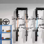 Support de rangement pour vélos VEVOR, 2 supports, support mural de rangement pour vélos, organisateur pour maison et garage, personnalisable pour différentes tailles de vélos
