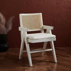 Fauteuil en rotin Colette - SFV4136 - Blanc/Naturel - Safavieh Couture