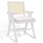 Fauteuil en rotin Colette - SFV4136 - Blanc/Naturel - Safavieh Couture