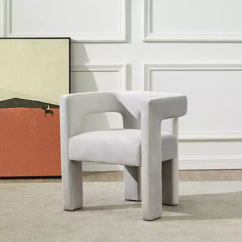 Chaise de salle à manger contemporaine Deandre - SFV4785 - Gris clair - Safavieh Couture