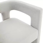 Chaise de salle à manger contemporaine Deandre - SFV4785 - Gris clair - Safavieh Couture